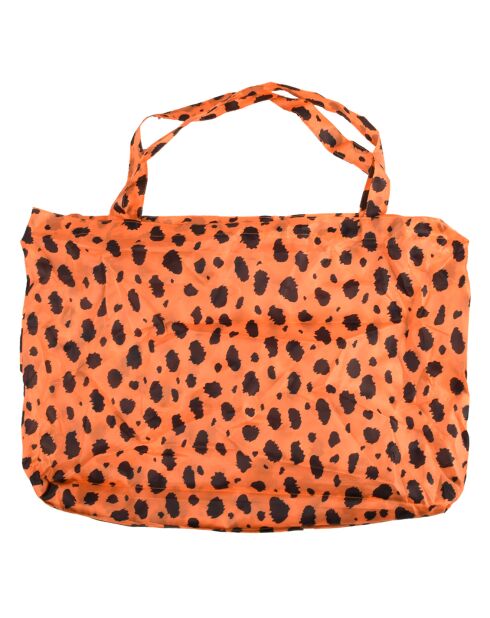 Parapluie pliant orange/noir