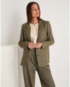 Veste en Laine mélangée Zélie verte