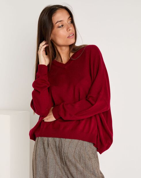 Pull en Laine & Cachemire Marina bordeaux