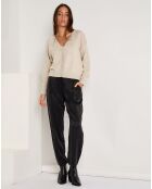 Pantalon toucher doux Kelly noir