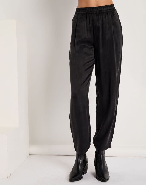 Pantalon toucher doux Kelly noir
