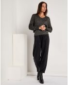 Pantalon toucher doux Kelly noir