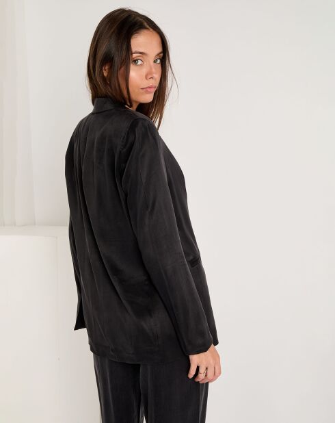 Veste toucher doux Emma noire
