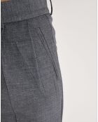 Pantalon droit Abra gris