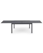 Salon de jardin extensible 12 places en polywood gris