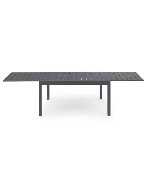 Salon de jardin extensible 12 places en polywood gris