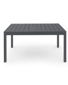 Salon de jardin extensible 12 places en polywood gris