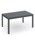 Salon de jardin extensible 12 places en polywood gris