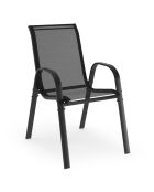 Salon de jardin extensible 12 places en polywood gris