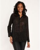 Chemise Sequins noire