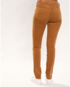 Pantalon en Velours Fin camel