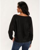 Pull Lurex noir