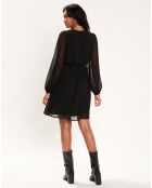 Robe midi Dentelle noire