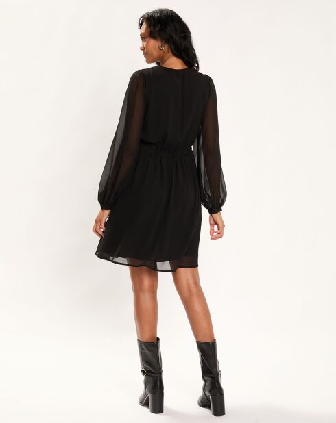 Robe midi Dentelle noire