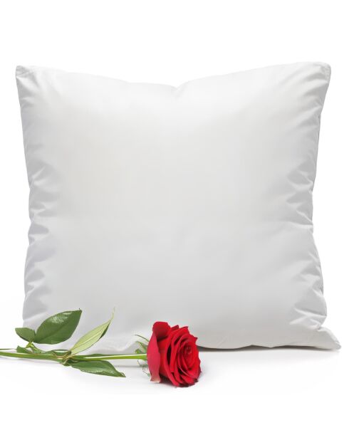 Oreiller Moelleux Nuit caline blanc - 60x60 cm