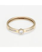Bague Lacey Zircone or jaune