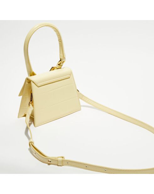 Mini sac à main en Cuir Le Chiquito Moyen jaune - 13.5x18x5 cm