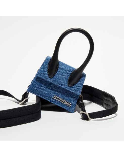 Mini sac à main en Jean Le Chiquito Homme bleu - 12x6 cm