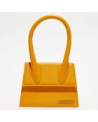 Mini sac à main en Cuir Le Chiquito Moyen orange - 18x13.5 cm