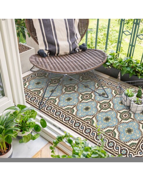 Tapis en vinyle pour extérieur Diva multicolore - 66x110  cm