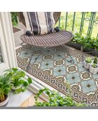Tapis en vinyle pour extérieur Diva multicolore - 133x200  cm
