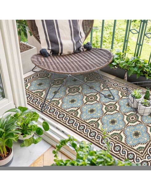 Tapis en vinyle pour extérieur Diva multicolore - 133x200  cm