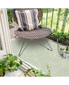 Tapis en vinyle pour extérieur Hojas verde multicolore - 133x200  cm