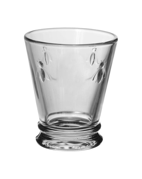 6 Gobelets Abeilles transparents - 18.5cl