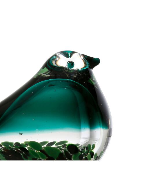 Presse-papier Moineau Serin vert  -  20x9.5x11 cm