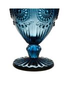 6 Verres à pied Chambord bleus - 25cl