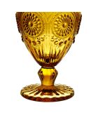 6 Verres à pied Chambord ambre  - 25cl