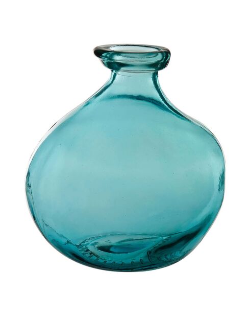 Vase Gali turquoise  -  D.16x18 cm