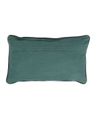 Housse de coussin Velvetin verte -  50x30 cm
