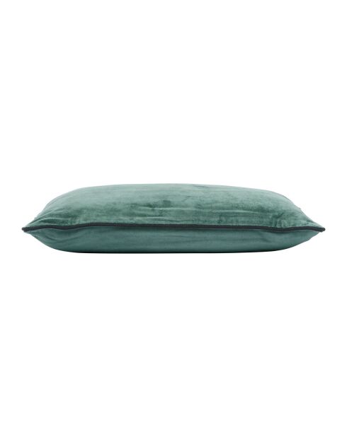 Housse de coussin Velvetin verte -  50x30 cm