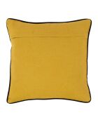 Housse de coussin Velvetin moutarde  -  45x45 cm