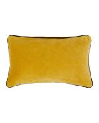 Fodera per cuscino Velvetin senape - 50x30 cm