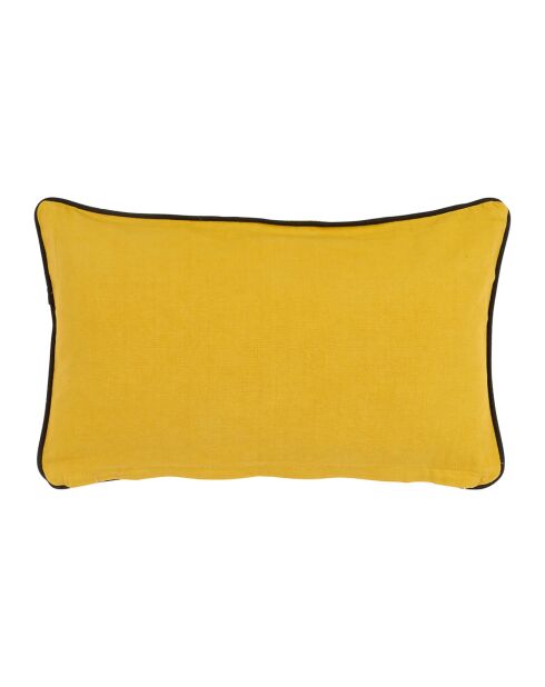 Housse de coussin Velvetin moutarde  -  50x30 cm
