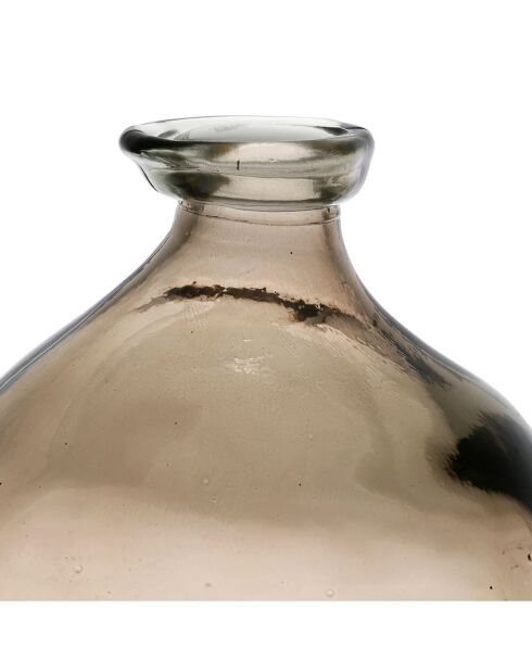 Vase Gali fumé  -  D.16x18 cm