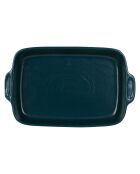 Plat à four Cook bleu canard  -  30x18x5  cm