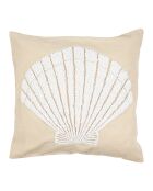 St-Jacques Seaside Kissenhülle, 45 x 45 cm, sandfarben/weiß