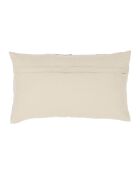 Housse de coussin Bandol beige/blanc  -  50x30 cm