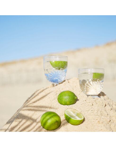 6 Verres à pied Belle-Ile transparents - 29cl