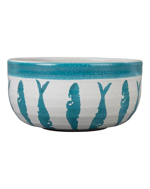 Coupelle Corfou turquoise  -  D.16x18 cm