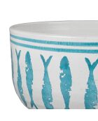 Saladier Corfou turquoise  -  D.21.5x12 cm