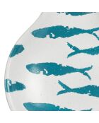 Repose cuillère Corfou turquoise  -  22x15 cm