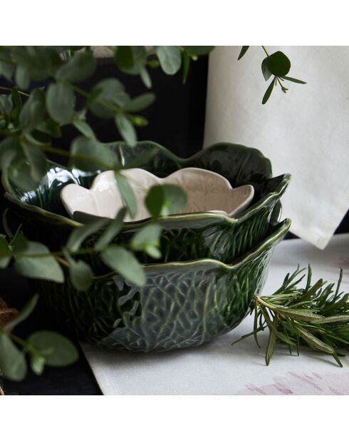 Saladier Chou vert  -  D.27x11 cm