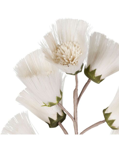 Fleur Camaé blanc cassé  -  95 cm