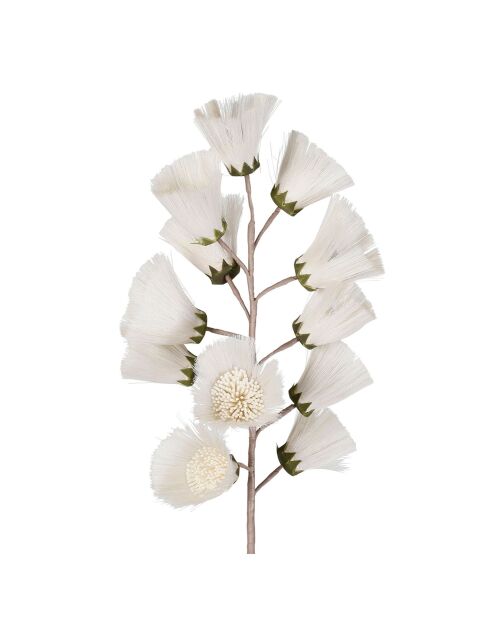 Fleur Camaé blanc cassé  -  95 cm