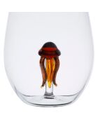 6 Gobelets Poulpe Océan ambre  - 50cl