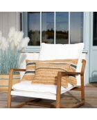 Coussin Sumatra sauge -  50x38x17 cm